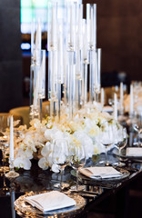 wedding table setting