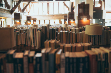 Books in large public libraries for the public