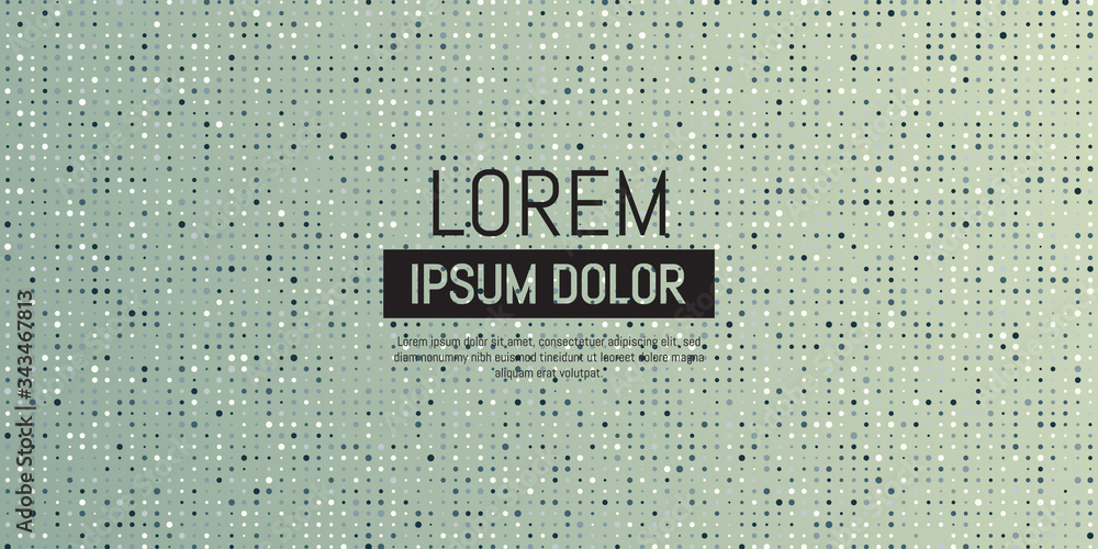 Poster abstract shapes in dark, grey and blue circles multi color on gradient background