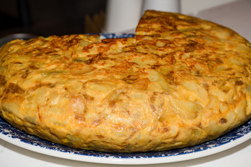Spanish omelette or Spanish tortilla is a traditional dish