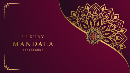 Mandala design for  Wedding card, book cover.