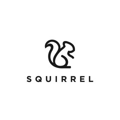 squirrel logo icon vector designs