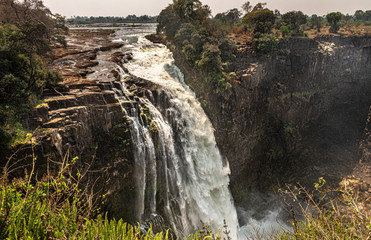 The great Victoria Falls (view from Zimbabwe side)