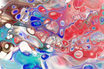 
watercolor abstract background with bubbles and cells.Colorful colorful banner