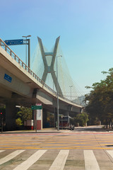 Viaduto José Bonifácio C. Nogueira, ponte estaiada São Paulo SP