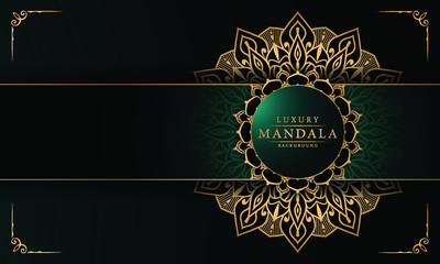 Mandala design for  Wedding card, book cover.