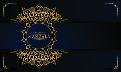 Mandala design for  Wedding card, book cover.