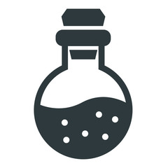 
potion black icon on white background
