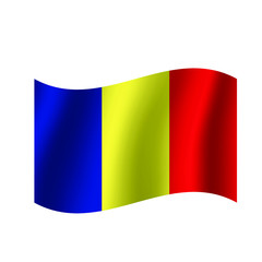 Romania  flag. Nation vector Romania  
 flag