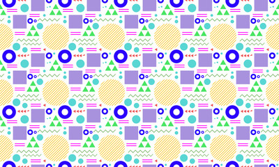 Abstract Geometric Seamless Pattern Elegant Background Wrapping Paper