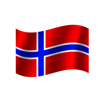 Norway Flag. Nation Vector Norway  Flag