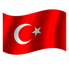 Turkey    flag. Nation vector Turkey    flag