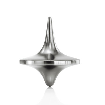 Spinning metal pendulum top