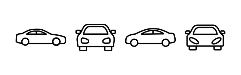 Car icons set. Car icon vector