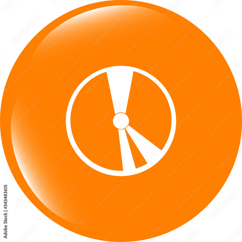 Poster cd disk web icon button . trendy flat style sign isolated on white background