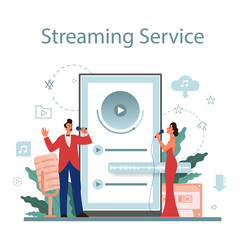 Music streaming service and platform. Streaming music online