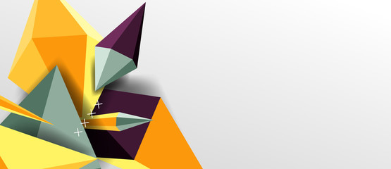 Trendy simple triangle abstract background, dynamic motion concept. Vector Illustration For Wallpaper, Banner, Background, Card, Book Illustration, landing page