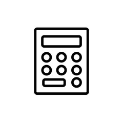 Calculator Icon Design Logo Vector Template