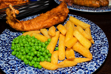 fish and chips are one of Britain's national dishes.
