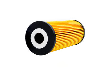 Auto parts accessories :  Oil , fuel or air filter for engine car  isolated on white background.