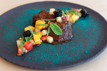 Slow-cooked veal cheek