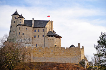Fototapeta na wymiar castle in the castle in Bobolice
