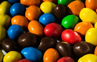 colorful chocolate candy balls
