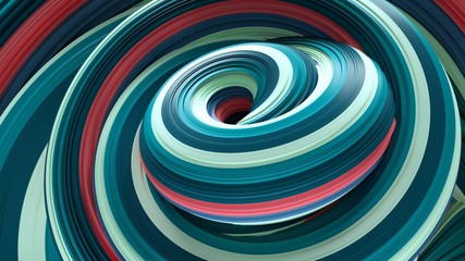 Fototapeta na wymiar Abstract background, modern illustration 3d of colorful spiral shapes.