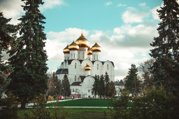 Ancient places Yaroslavl, Russia, Autumn.