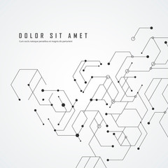 Abstract background of medical substance and molecule.