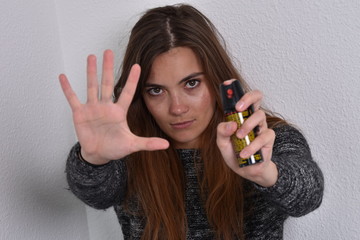 Jeune femme agressée