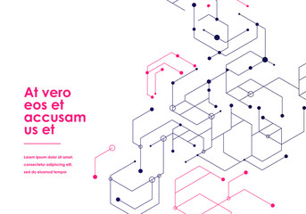 Abstract background medical substance and molecules.