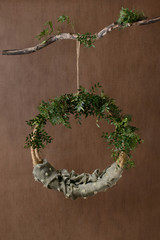 	
Newborn baby photography swing. Background for newborn baby photo