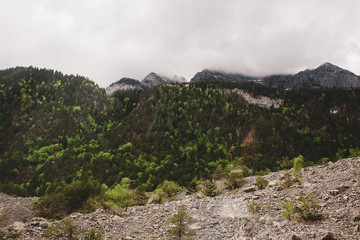mountain landscape with mountains