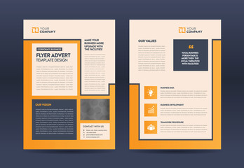Corporate Business Flyer Design | Handout and leaflet design | Marketing sheet design