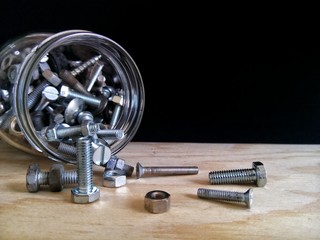 Screw on a jar
