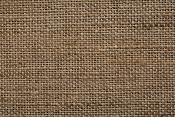 Texture of jute, burlap canvas background