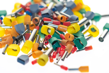 
hollow metal terminals for electrical conductors