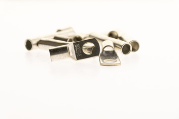 
hollow metal terminals for electrical conductors