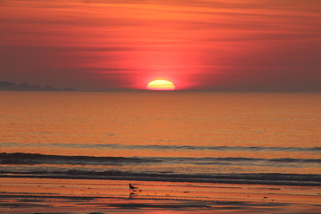 Sunrise at the beach