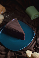 Dark Food Chocolate Cake, A Concentrated Chocolate Cream
