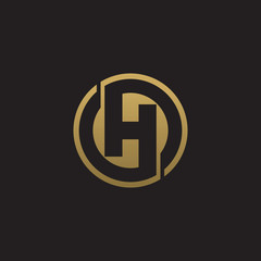 Letter H creative, corporate logo design, vector