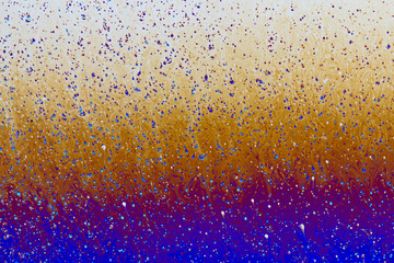 Marbled blue abstract background. Liquid marble pattern