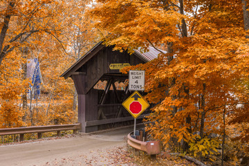 Stowe, Vermont, USA at Emily's Bridge