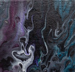 abstract painting in dark colors