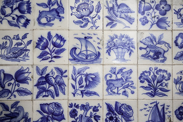 Typical tiles portugal
