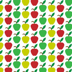 seamless pattern with apples