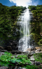 Obraz premium Nascente do Rio dos Sinos - Caraá Rio Grande do Sul Essa é a maior cascata da nascente, com mais de 10 metros de altura.