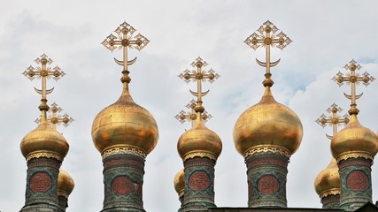 Cupole dorate del Cremlino Mosca