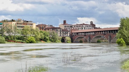 Obraz premium Ponte Vecchio Pavia